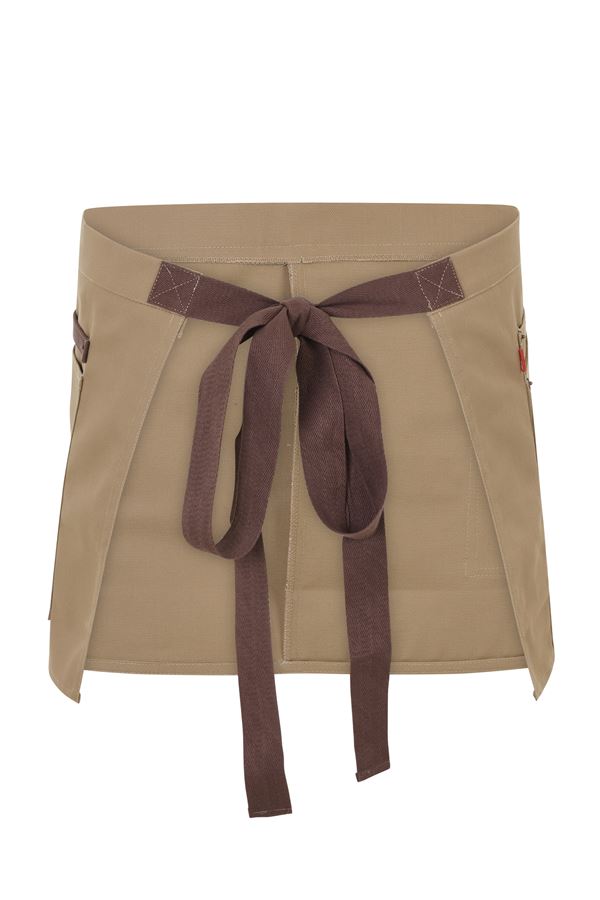 Tablier bicolore canvas court