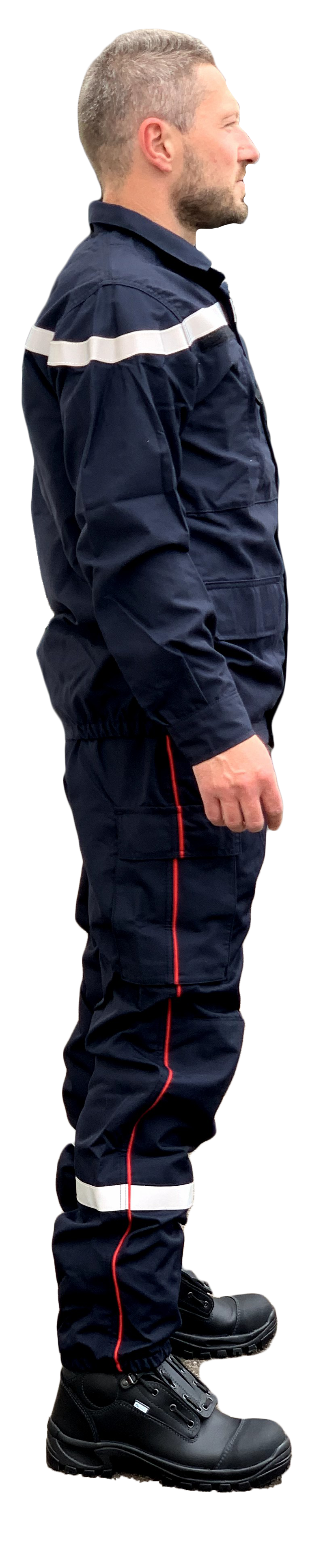 PANTALON F1 ANTISTATIQUE AVEC POCHES ET LISERE - ProWear-re