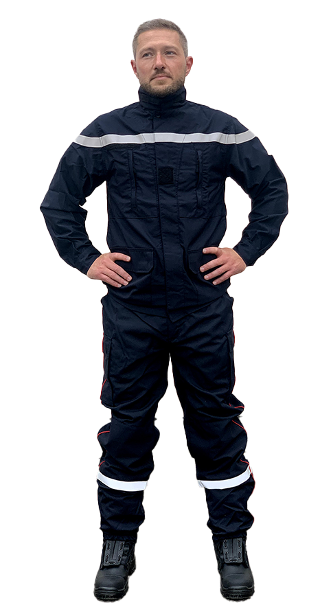 PANTALON F1 ANTISTATIQUE AVEC POCHES ET LISERE - ProWear-re