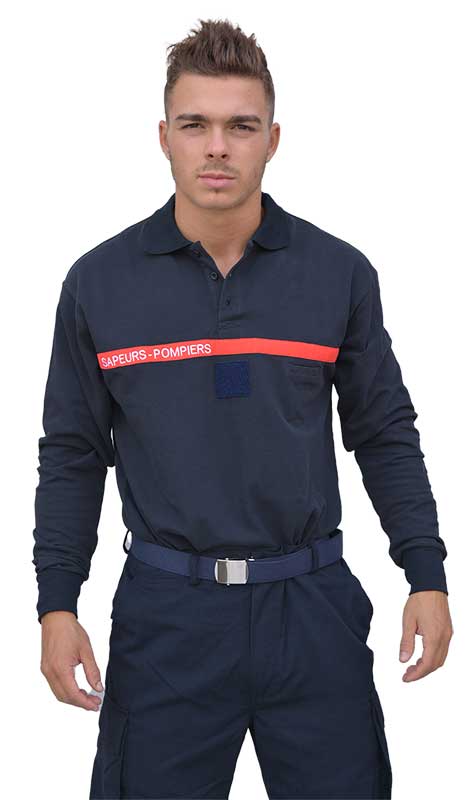 POLO  SAPEURS POMPIERS ML - ProWear-re
