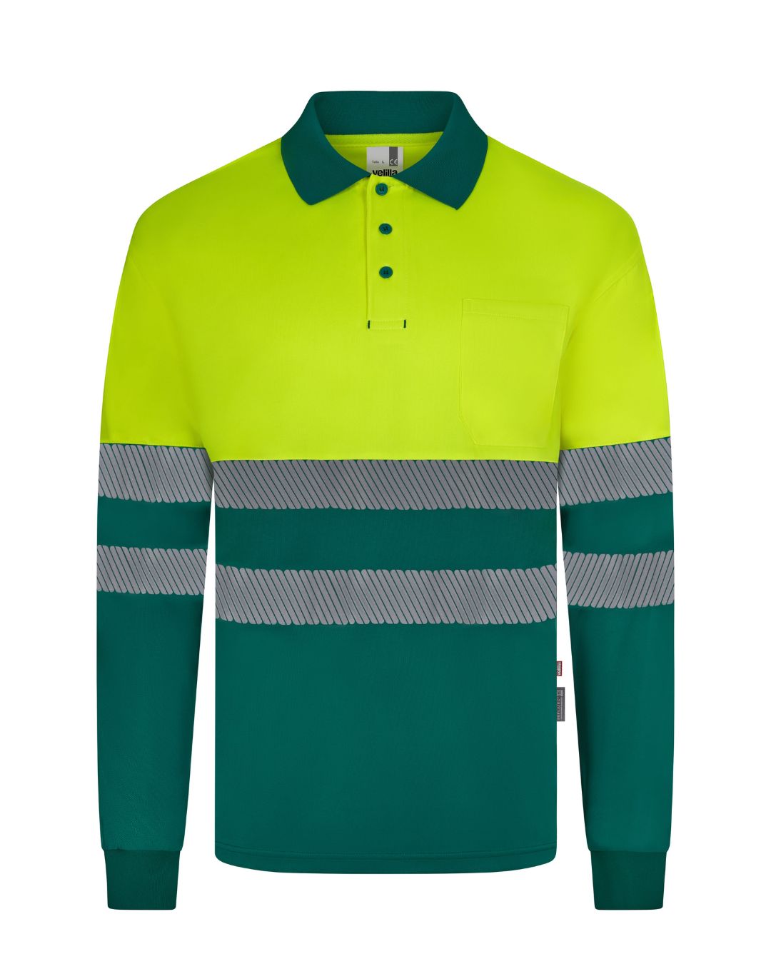 Polo polyester recyclé  Bicolor ML - ProWear-re