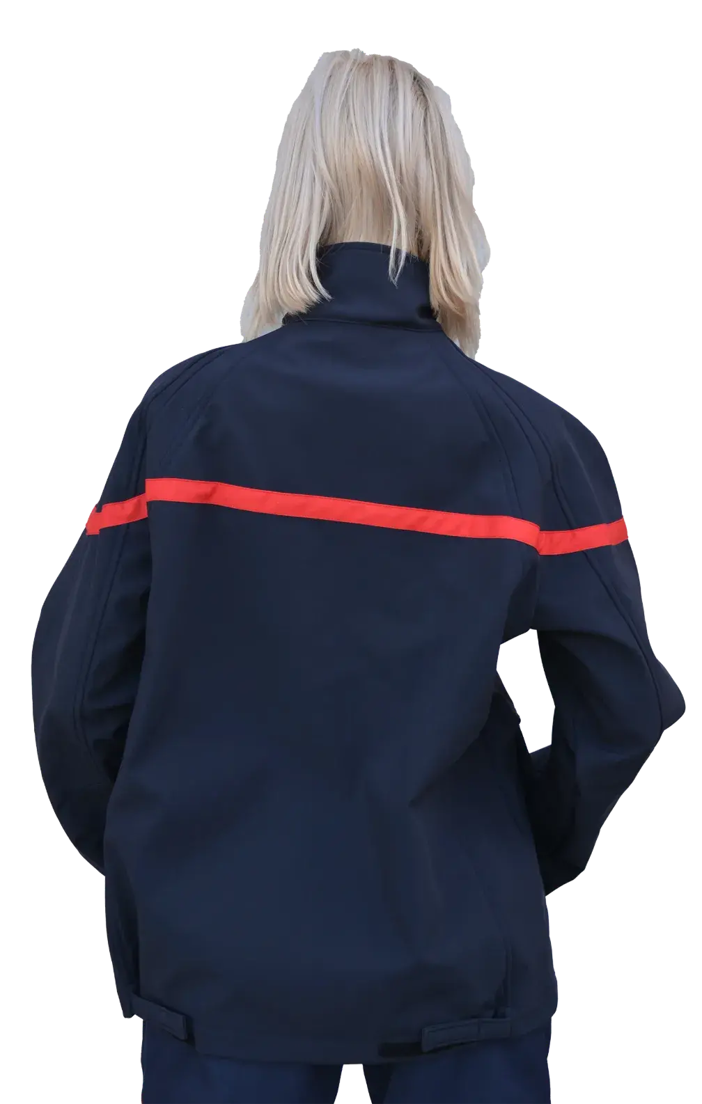 BLOUSON SOFTSHELLAVEC BRODERIE SAPEURS-POMPIERS