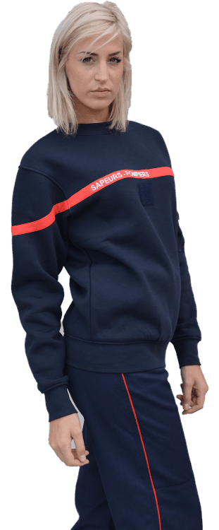 SWEAT-SHIRT AVEC BRODERIE SAPEURS-POMPIERS