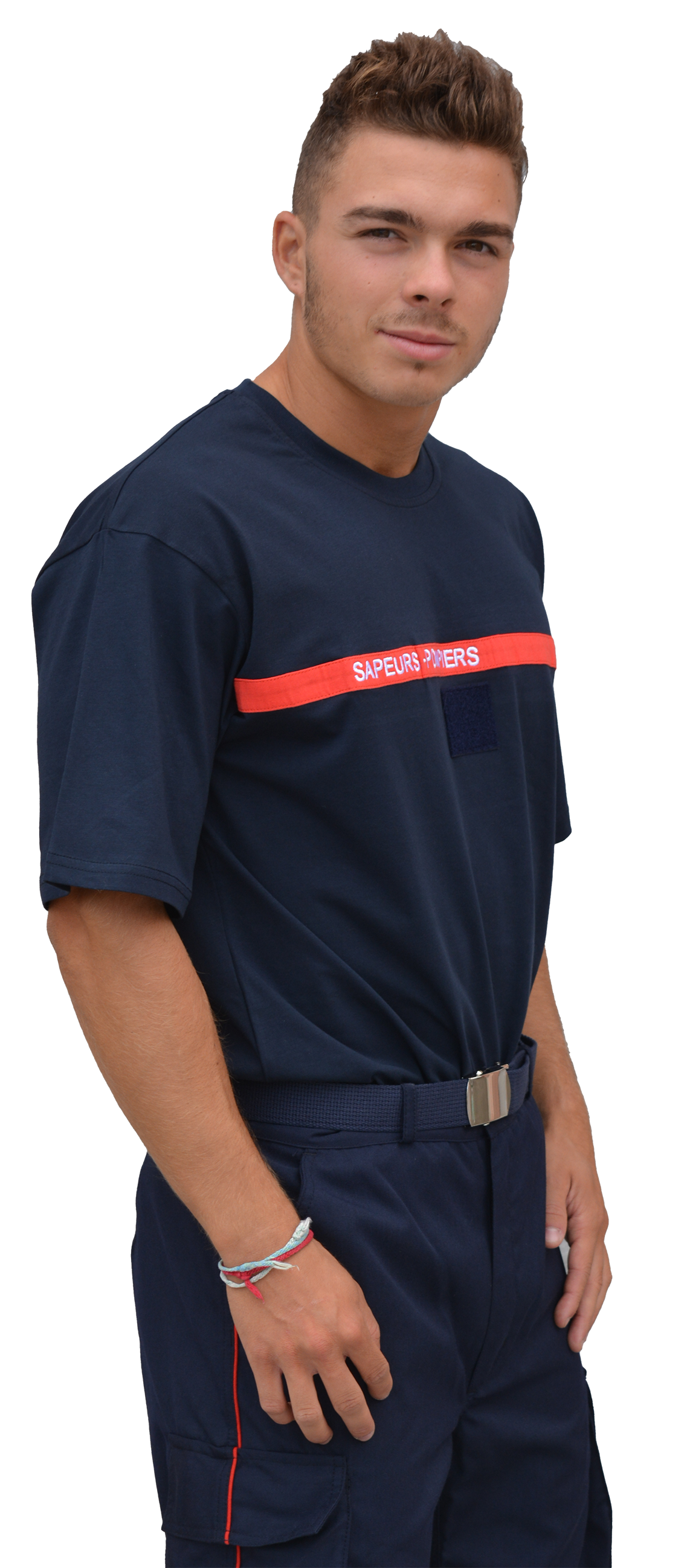 T-SHIRT AVEC BRODERIE SAPEURS-POMPIERS - ProWear-re