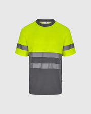 Tshirt En Coton Bicolor HV - ProWear-re