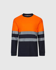 T-shirt En Coton Bicolor ML HV - ProWear-re